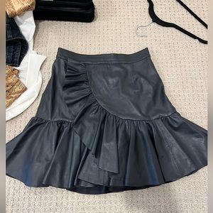 Rebecca Taylor leather skirt
